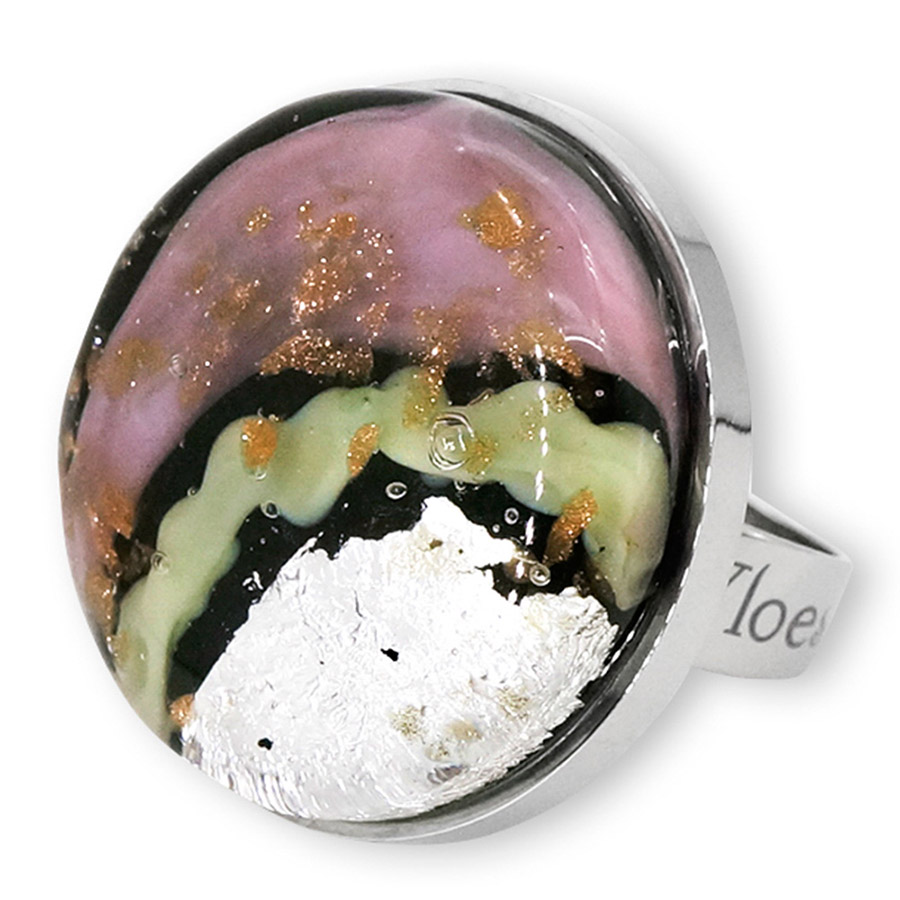 Кольцо, муранское стекло, KO4627